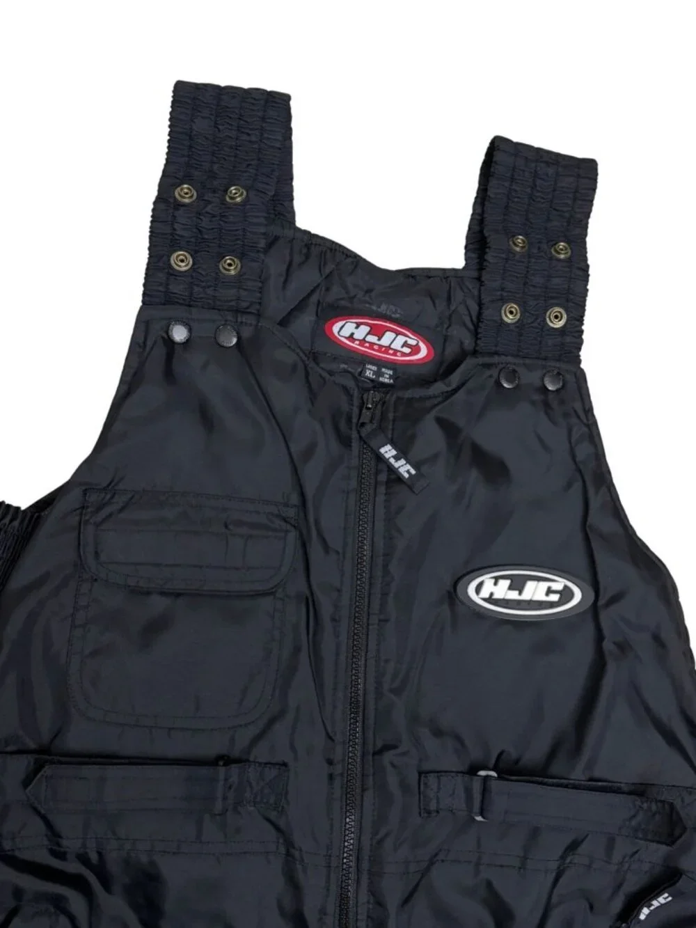 HJC RACING Snow Pants Snowmobile Coveralls Black Waterproof Womens XL - Picture 4 of 8